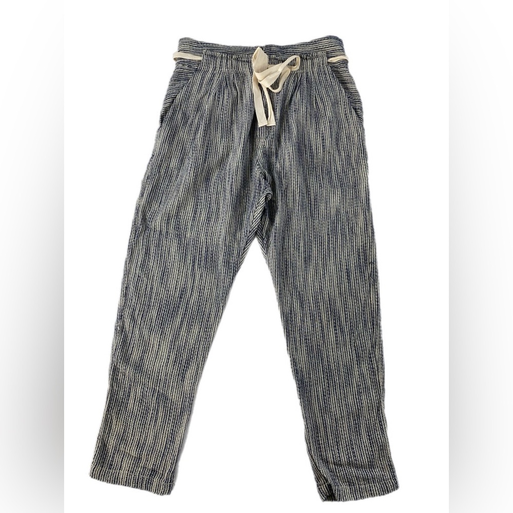 Free People Light at Sunrise Crop High Waist Pant in Blue size 6 - Picture 4 of 11